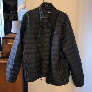 Patagonia charcoal puffer jacket